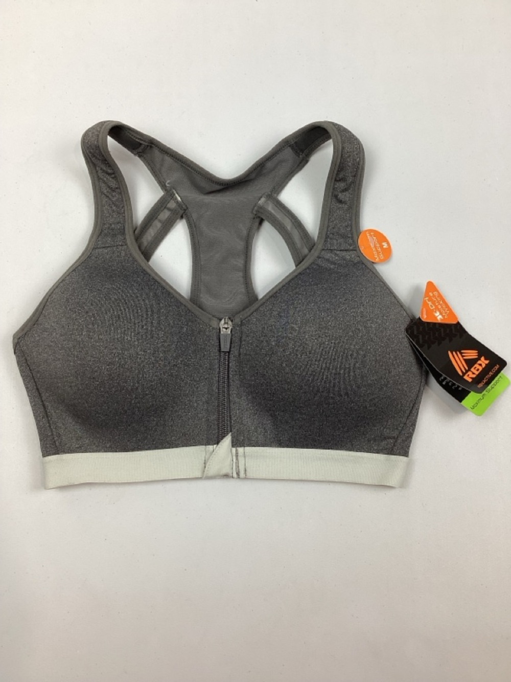 RBX Active Maximum Support Front Closure Sports Bra Medium NEW! Retail $32